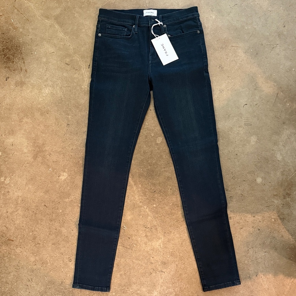 Frame Jagger Deep Indigo Skinny Jeans
